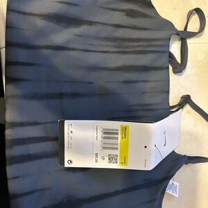 Nike Blue and Black Sports Bra